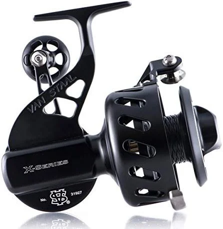 fishing poles for deep sea-Van Staal X Series VS150BXP Spinning Reel - Black