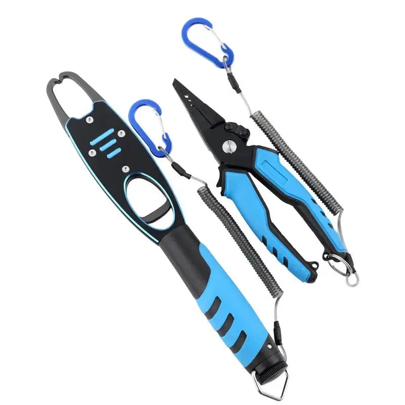 fishing rod combos for sale-Lureswholesale® Multi-Functional Fishing Pliers With Lanyard And Sheath