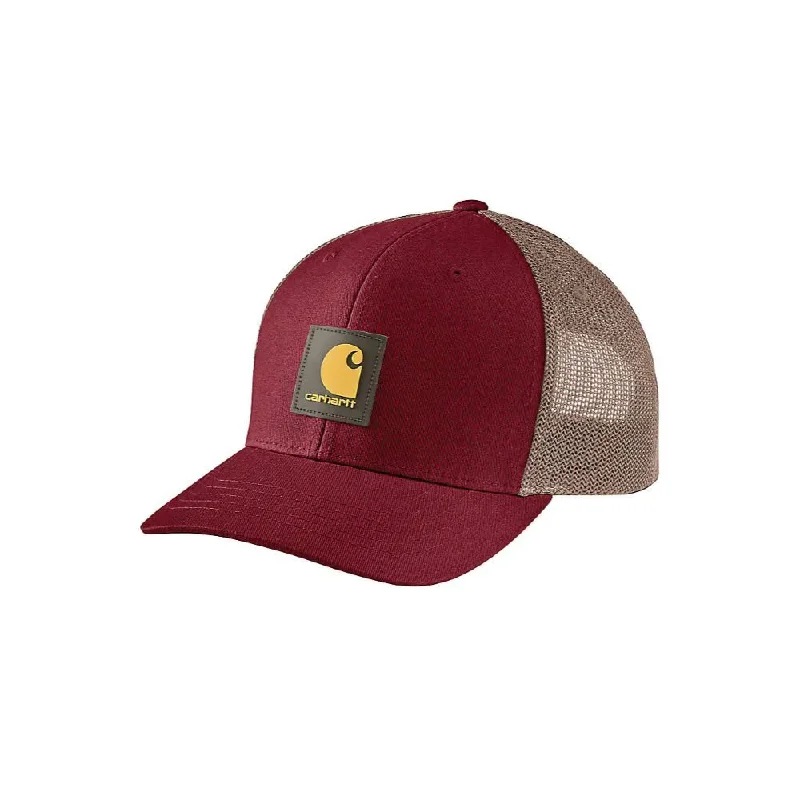 fishing bait for saltwater rods-Carhartt - Rugged Flex Twill Mesh-Back Logo Patch Cap