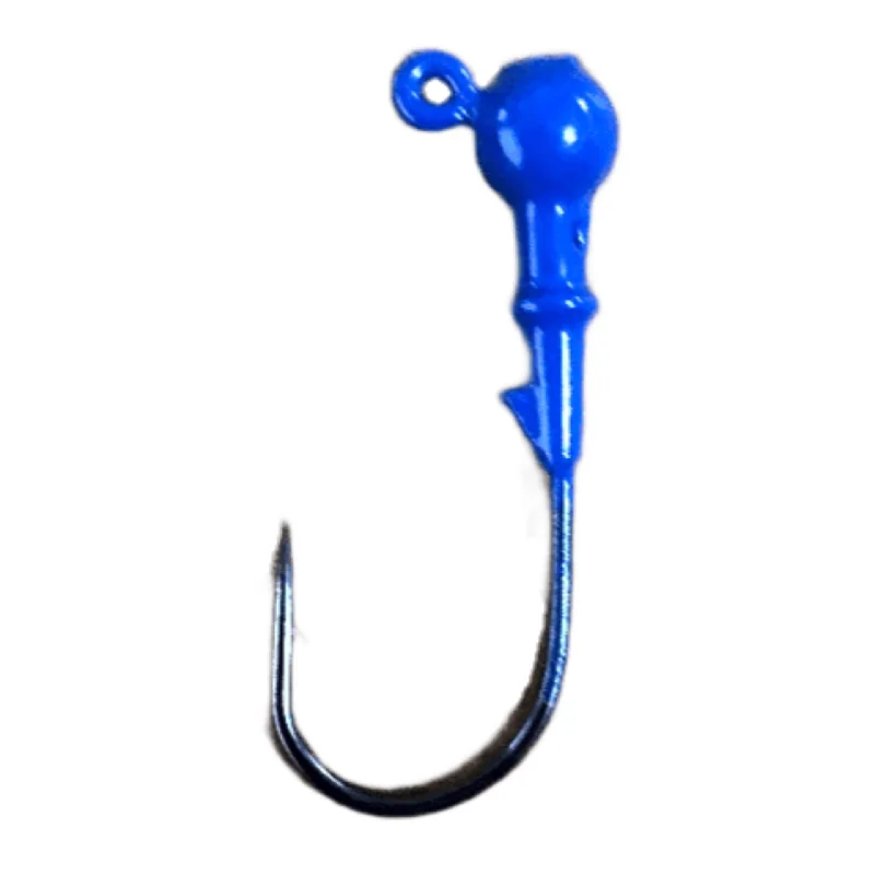 fishing tackle for deep sea-BLUE JIGHEAD HOOK <br>5-Pack