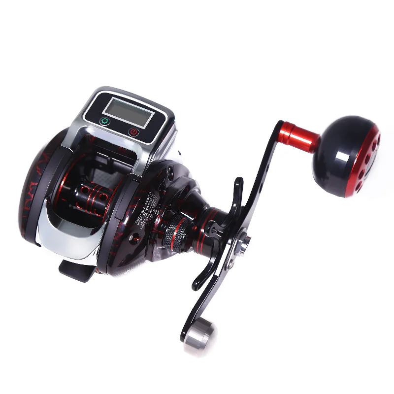 fishing bait for catfish-6.3:1 Baitcaster Reels Line Counter Reels Low Profile Baitcasting Reel