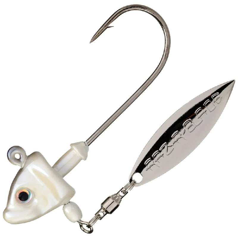 fishing hooks for bass fishing-Strike King Tour Grade Spin Head 1/2 Oz Blue Gizzard Jig Head