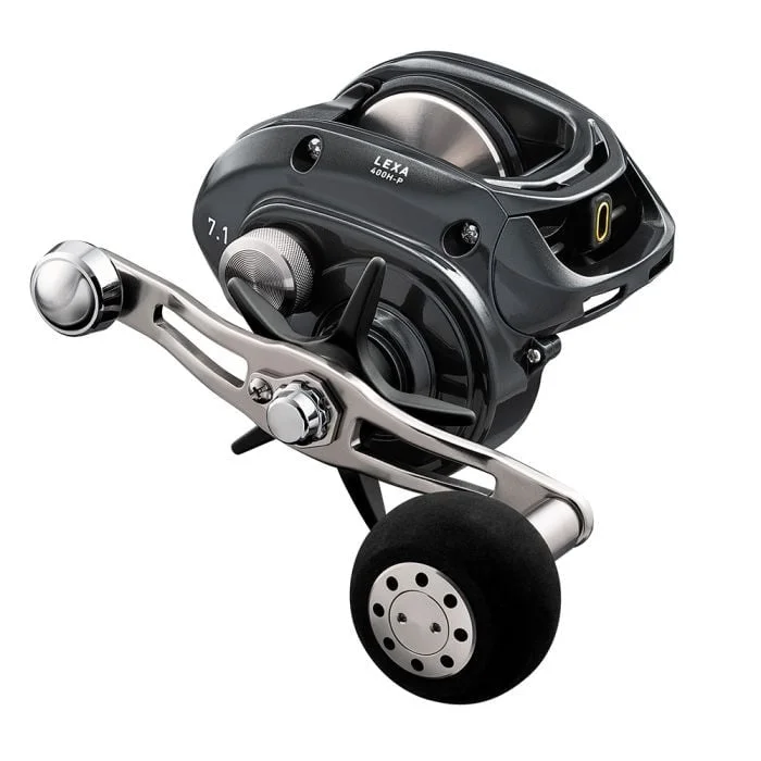 baitcasting reels for trolling-Lexa 400 Right Baitcasting Reel - (LX400H-P)