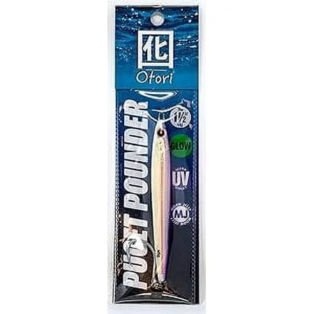 fishing boats for saltwater fishing-Beau Mac Otori Puget Pounder Jig Purple/Pink Glow 2.5Oz Sl25-2