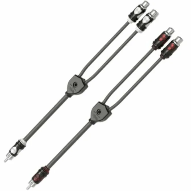 fishing poles for bass-Wet Sound - RCA Y Adapter Male To 2 Female