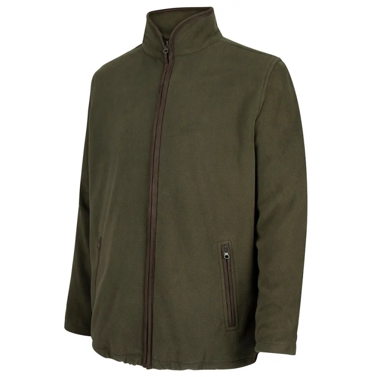 fishing bait for camping fishing-Hoggs of Fife Woodhall Fleece Jacket - Green