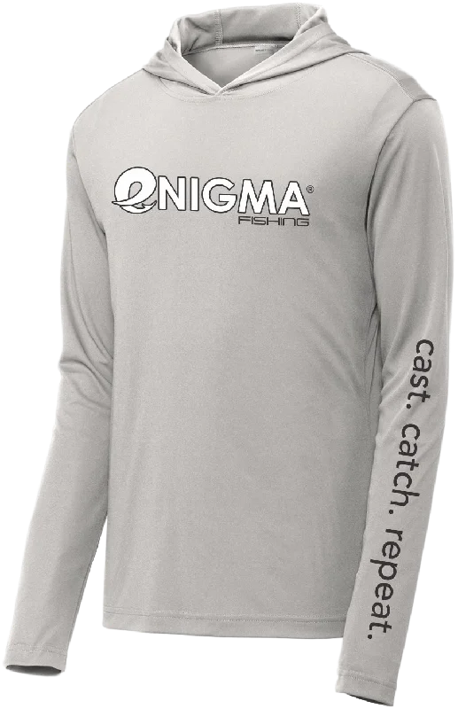 fishing reels for kids-Clearance - Enigma Hooded Performance Sun Shirt