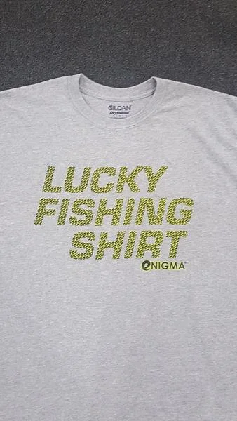 fishing reels for deep sea-Clearance - Short sleeve Lucky Fishing Shirt