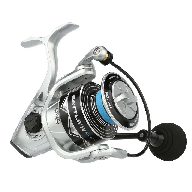 baitcasting reels for deep sea fishing-Battle IV 4000 DX Spinning Reel - (BTLIV4000DX)