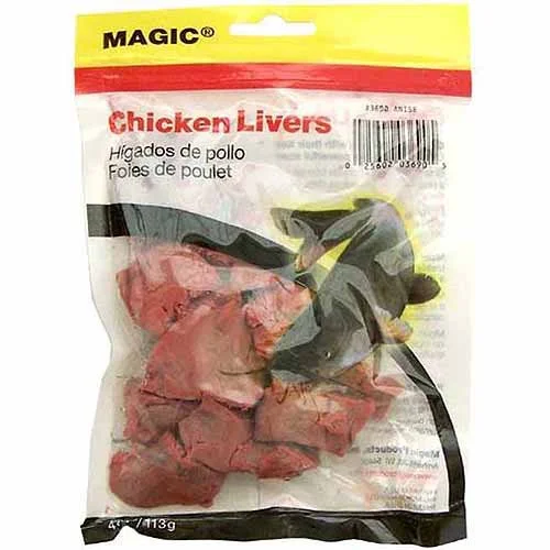 fishing line for bass fishing-Magic Preserved Chicken Livers