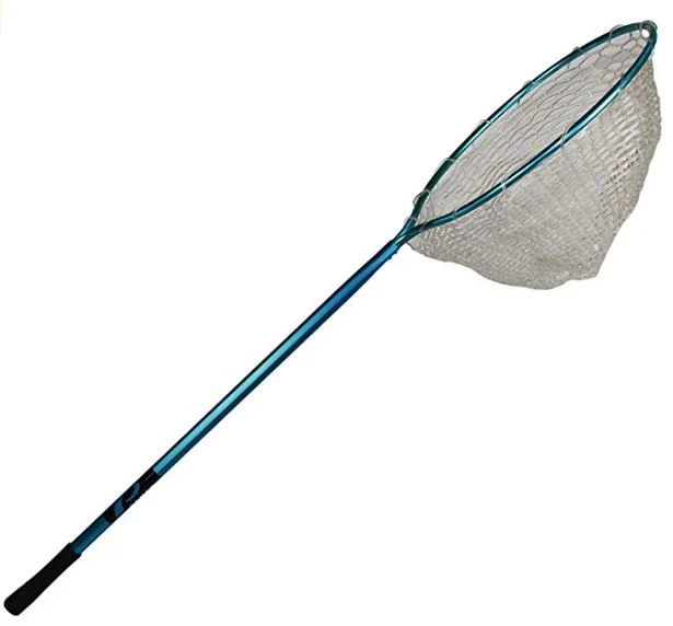 catfish fishing tackle for saltwater-Promar Clear Blue Series Rubber Landing Net