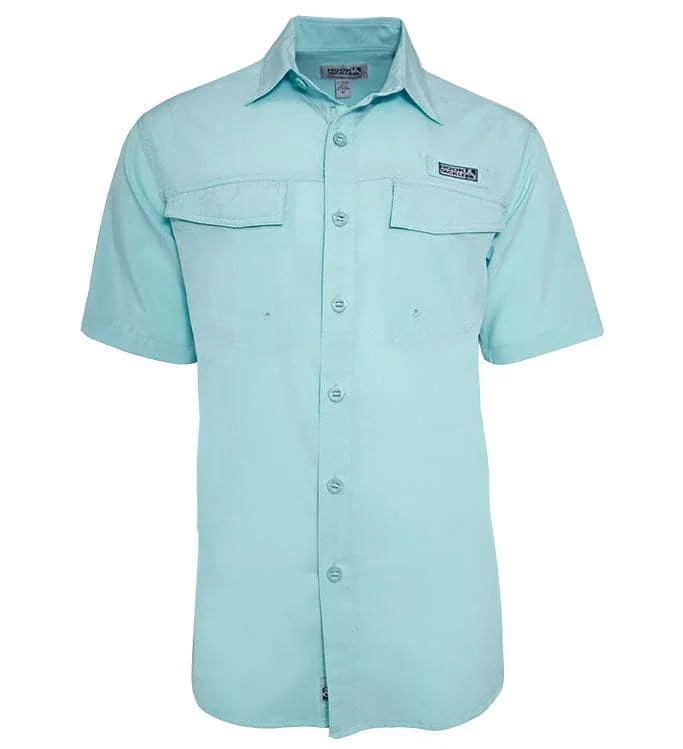 fishing rod tip repair-Men's Coastline S/S UV Vented Fishing Shirt