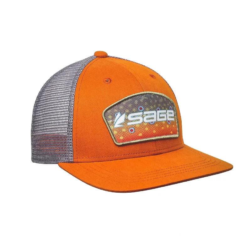 fishing tackle for beginners-SAGE PATCH TRUCKER CAP