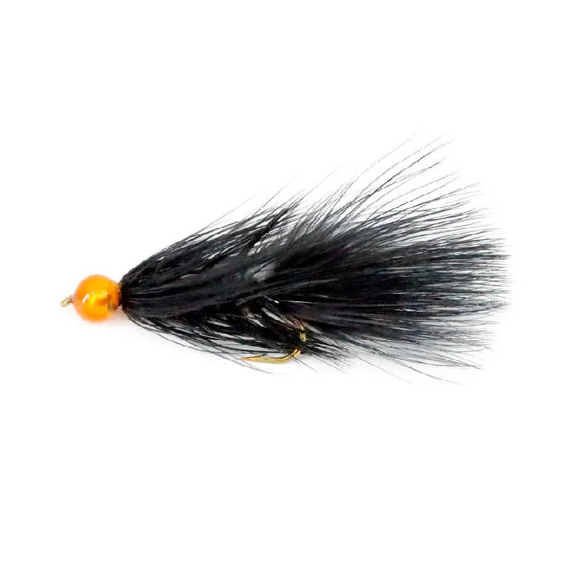 bass fishing lures-GB Hot Leech Black