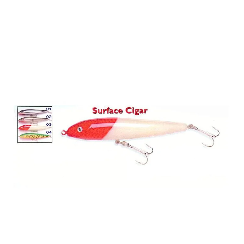 fishing line for saltwater rods-Crazy Gear Surface Cigar Hard Body Lure