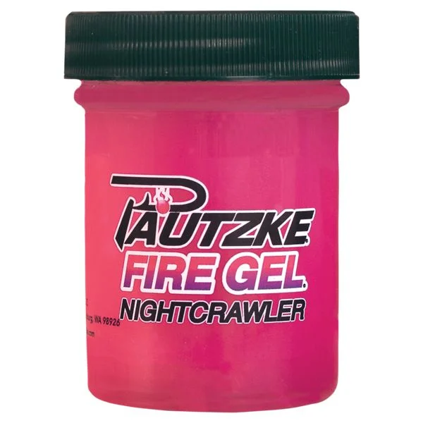 fishing reels for saltwater fishing-Pautzke Fire Gel Attractant 1.65Oz. (Night Crawler)