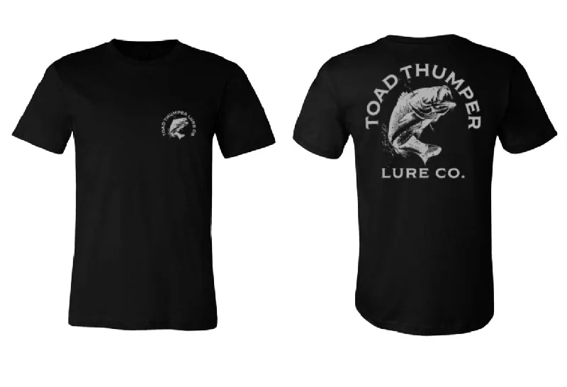 fishing knots for carp fishing-ToadThumper Short Sleeve T-shirt-Black