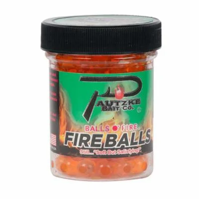 fishing tackle for freshwater trolling-Pautzke Fire Balls – Orange Shrimp 1.65 Oz