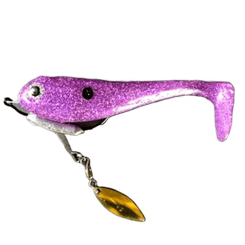 baitcasting reels for freshwater trolling-PURPLE HAZE <br> Underspin Keel Hook <br> Spinnerbait Wag