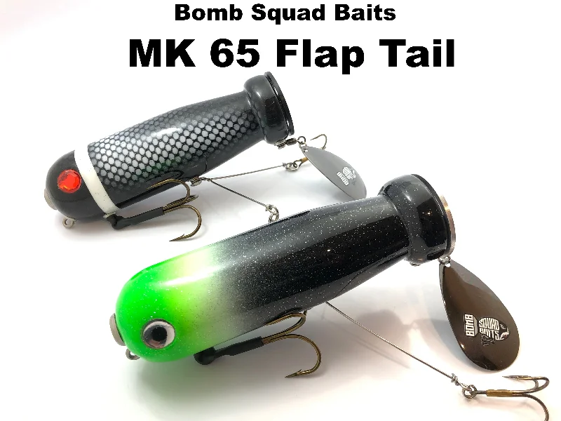 fishing poles for saltwater trolling-Bomb Squad Baits MK 65 Flap Tail