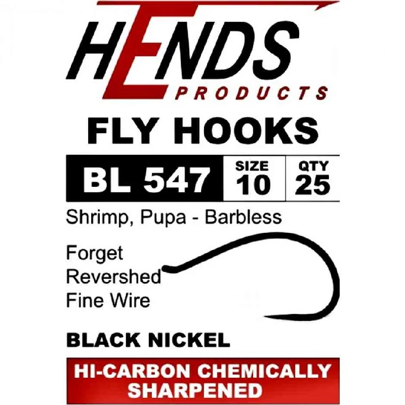 fishing gloves for catfish-Hends BL547 Fly Hooks