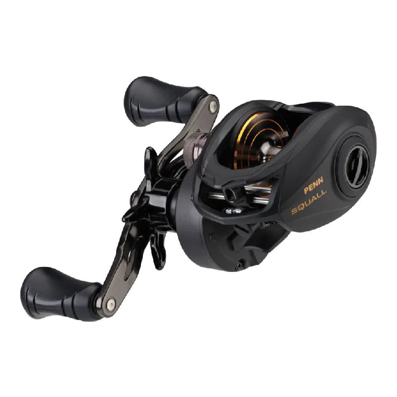 spinning reels for freshwater trolling-Penn Squall Low Profile Baitcaster Reel