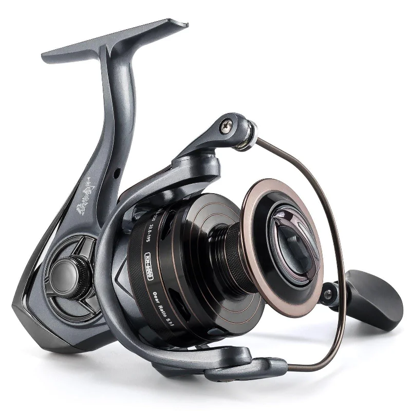 fishing reels for heavy fish-KNIGHT Spinning Reel 1000-6000 5.1:1 High Speed