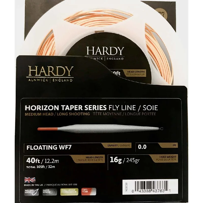 spinning reels for beginners-Hardy Horizon Taper Series Fly Line - NEW