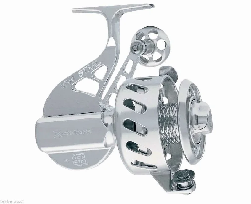 fishing hooks for saltwater-Van Staal VS X-Series 200 Spinning Reel Silver - VS200SXP